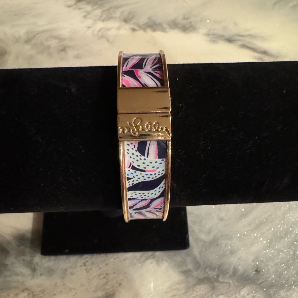 Lilly Pulitzer Gold and Pink Bracelet